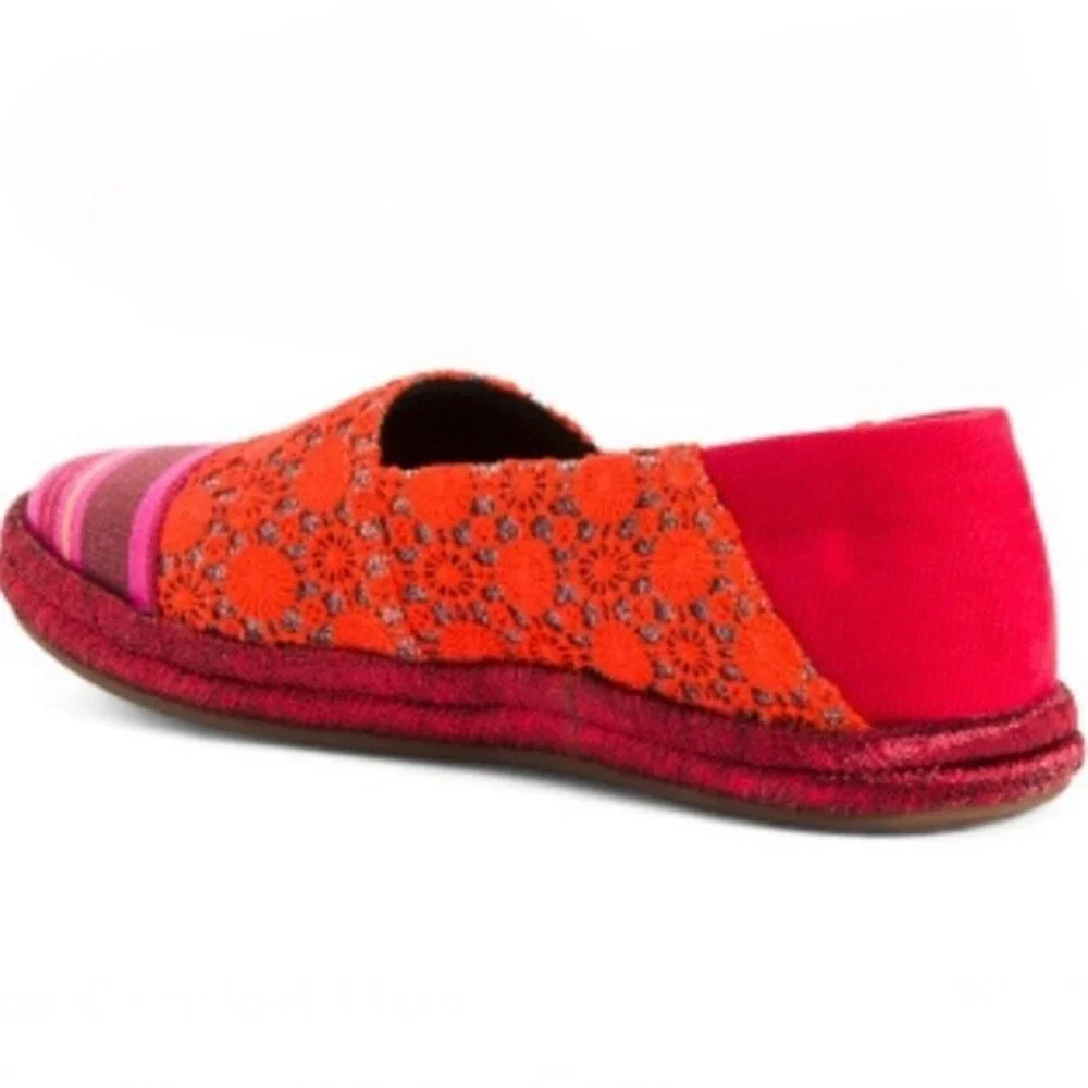 GEOX Respira Stripe and Laser Cut Espadrilles 10